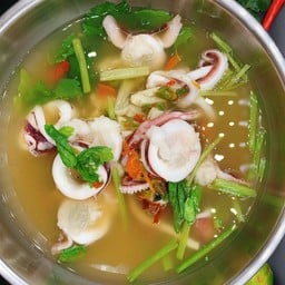 หมึกไข่นึ่งมะนาว