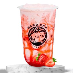 นมสดสตอว์เบอร์รี ปั่น