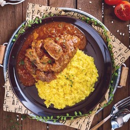 Saffron Risotto Osso Buco
