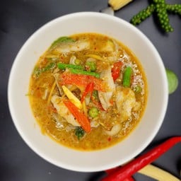 แกงป่าปลาเห็ดโคน