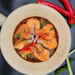 กุ้งอบวุ้นเส้น