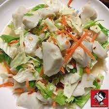 ยำลูกชิ้นปลา