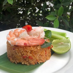ข้าวผัดพริกเผาทะเล