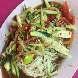 ตำเเตงปูปลาร้า