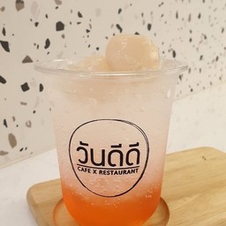 ลิ้นจี่กุหลาบโซดา