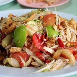 ตำลาวเเค็ปหมู