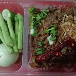 ลาบหมูคั่ว(ลาบเหนือ)