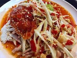 ตำปูปลาร้า+ปูสุก