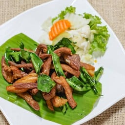 เนื้อ, หมู, หมึก แดดเดียว