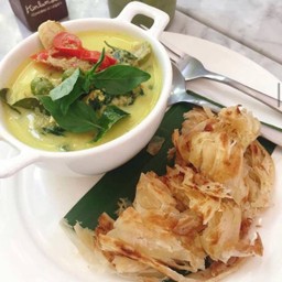 โรตี เขียวหวานกุ้ง