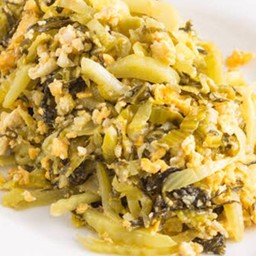 ผักกาดดองผัดไข่