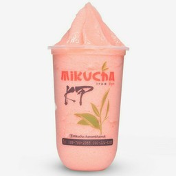 ชานมชมพูปั่น