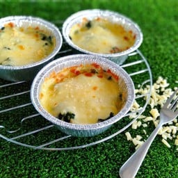 ผักโขมอบชีส