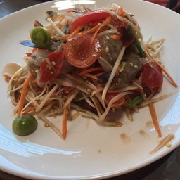 ส้มตำกุ้งสด