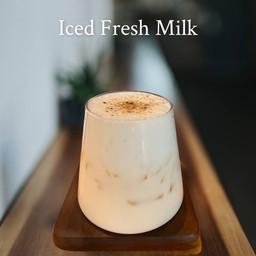 นมสด เย็น Iced Fresh Milk