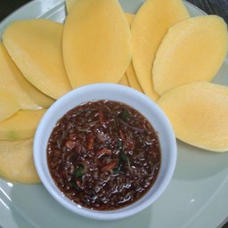 มะม่วง3รส+น้ำปลาหวานม