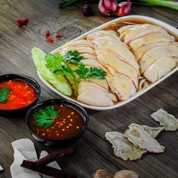 ไก่ต้มจานใหญ่