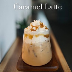 คาราเมลลาเต้ เย็น Caramel Latte