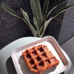 Croissant waffle