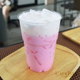 นมชมพูเย็น