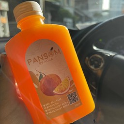 น้ำส้มคั้นสด 100% ผสม 3 สายพันธ์ุ