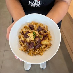 ข้าวผัดโชยุมันเนื้อ