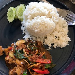 ผัดเผ็ดหมูป่า