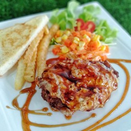 สเต็กไก่กรอบ ซอสเกาหลี