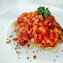 สปาเก็ตตี้ซอสหมู