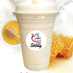 นมสดน้ำผึ้งปั่น