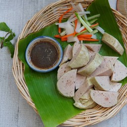 หมูยอลวกพริกไทยดำ