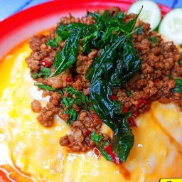 (168) กะเพราพริกแห้งโบราณ อร่อยซอย 17 สาขา บางพลี