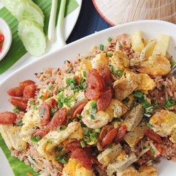 ข้าวผัดเวียดนาม หมูยอ
