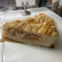 Peach Almond Crumble Tart