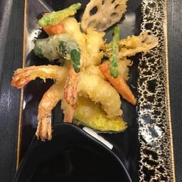 กุ้งเทมปุระ+ผัก