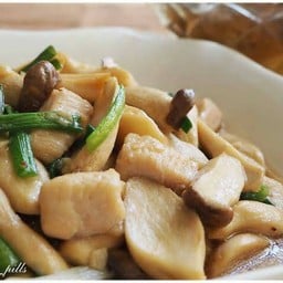 เห็ดออรินจิผัดน้ำมันหอย