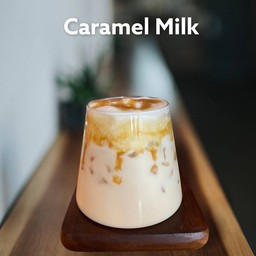 นมคาราเมล เย็น Caramel Milk