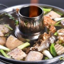หัวปลาเก๋าต้มเผือก