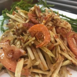 ตำมะม่วงกะปิกุ้งแห้ง