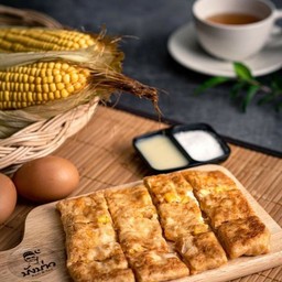 A16 โรตีข้าวโพด+ไข่