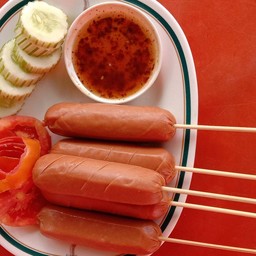 ไส้กรอกหนังกรอบรมควันจัมโบ้