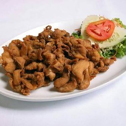 ไก่บ้านทอดเกลือ