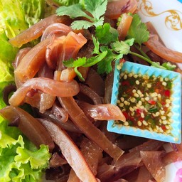 หมึกกรอบ ลวกจิ้ม