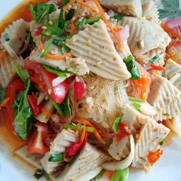 ยำวุ้นเส้น หมูยอ