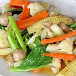 ผัดผักรวม(ไม่ใส่เนื้อสัตว์)