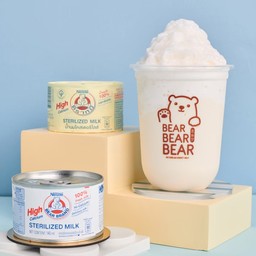 นมหมีปั่น