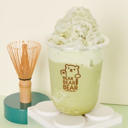 นมหมีปั่น มัทฉะ