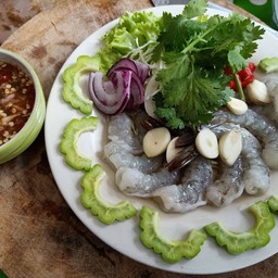 กุ้งแช่น้ำปลา