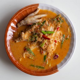 ขนมจีนน้ำยากะทิ(ตีนไก่)