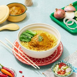 บะหมี่แกงไก่